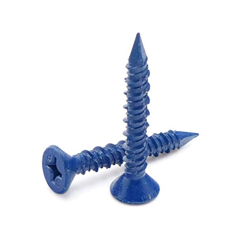 Phillips Flat Head  Slotted Concrete Screw